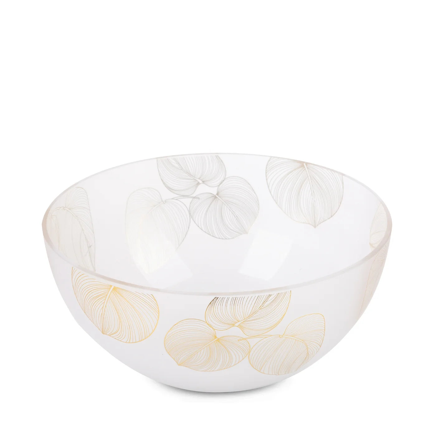 LIMITED COLLECTION BLANCA bowl with leaf motif